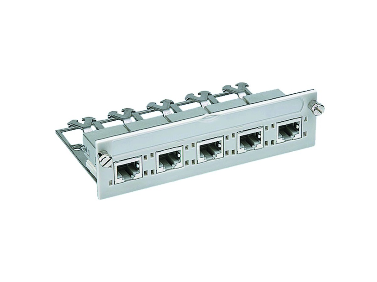 R&M Elément universel FN 6xRJ45 Cat6 UTP blc