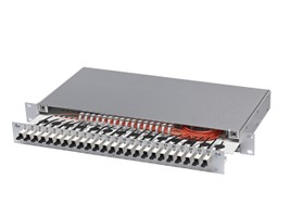 LWL 19" KEV 1HE ausz. 6xSC 50/125 komp.