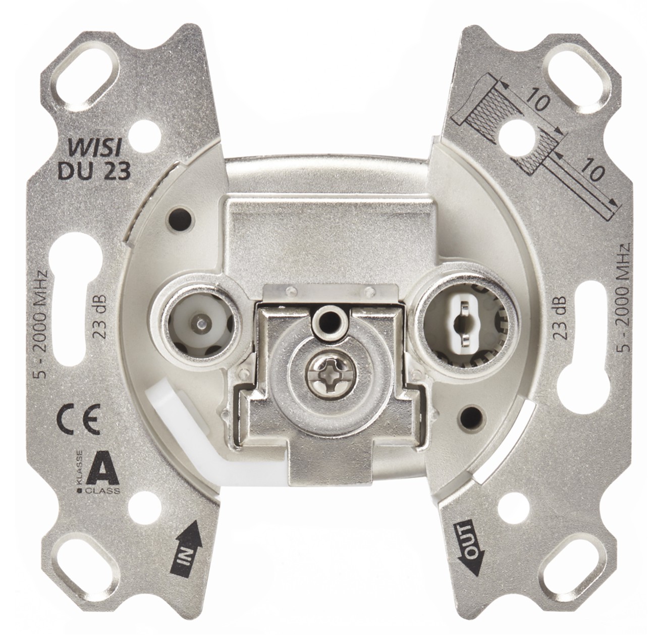 2-Loch Breitbanddose, 23 dB, 2GHz, EB
