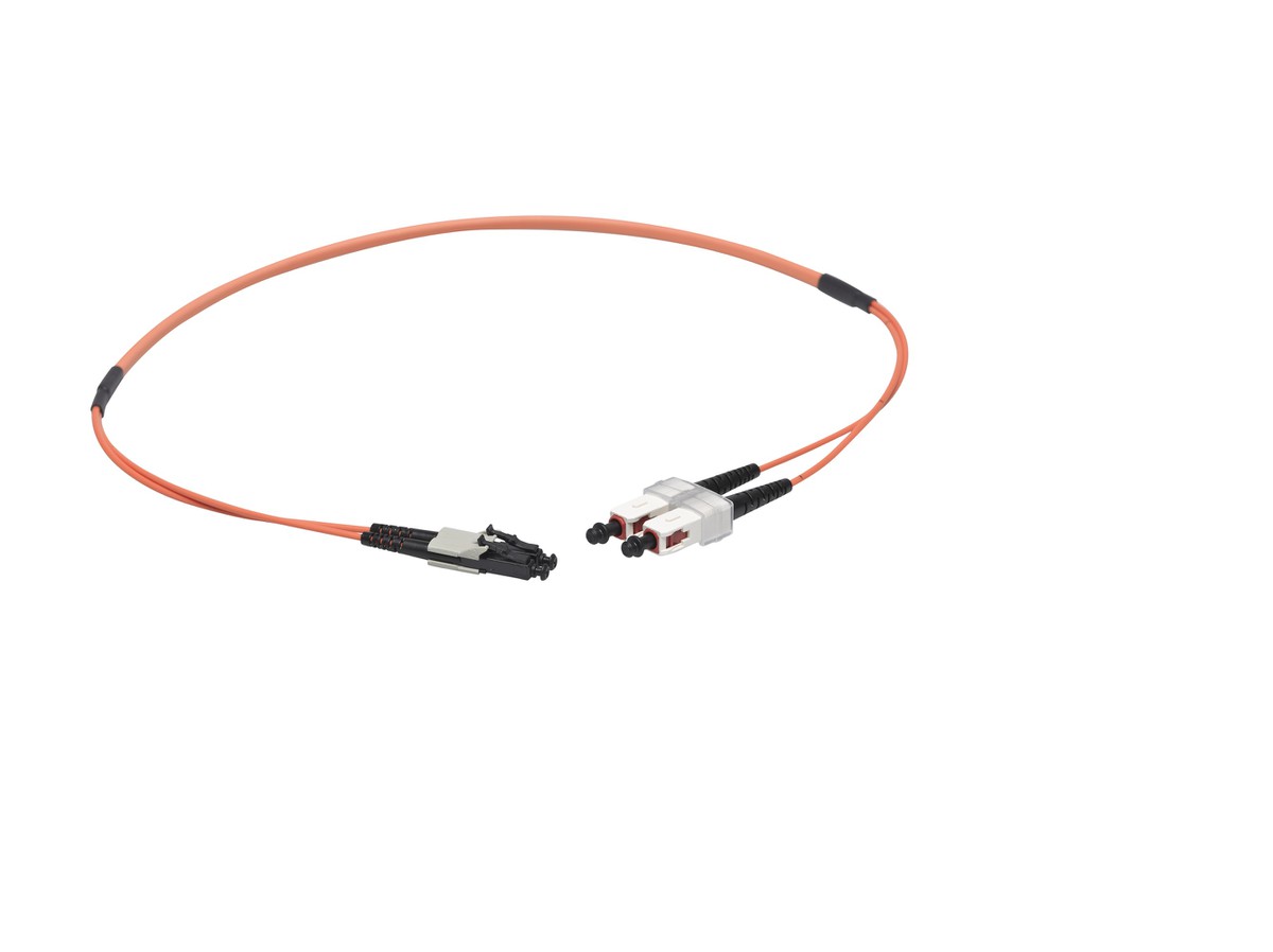 VL Dupl. Fig. 0 62.5/125 SC/LC or 15.0m