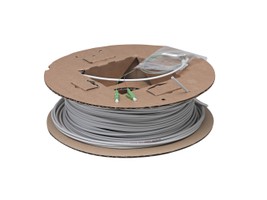 FTTH-Box de câble 4xLC/APC 100m s. OTO Box de câble inhouse pré-confectionné à une extémité 4xLC/APC sans OTO Longueur: 100m