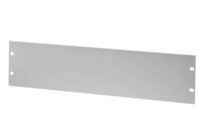 Blind-Frontplatte alu 3HE