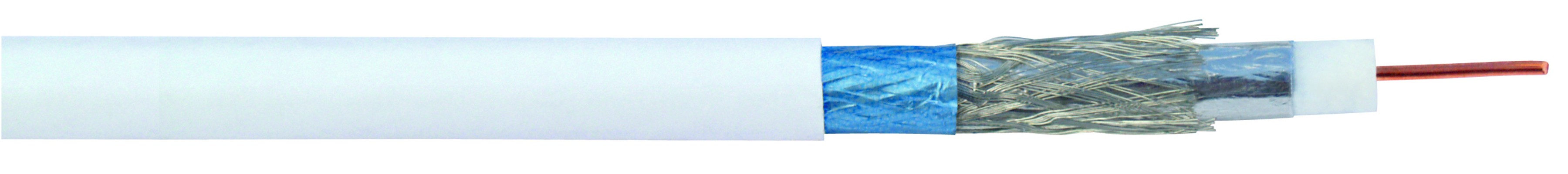 Koax MK96A 500m Spule PVC weiss Dca