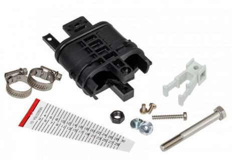 ECAM D18 Doppel-Einführung leer für Rundkabel von 6-18 mm