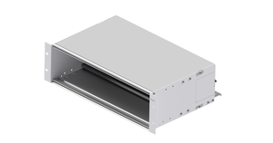 Baugruppenträger für 12x7TE 19"" 3HE Module werden mit 2 Schrauben fixiert Montagematerial und Erdungsset inklusive Maximalausbau 12x7TE Module LWL oder Kupfer