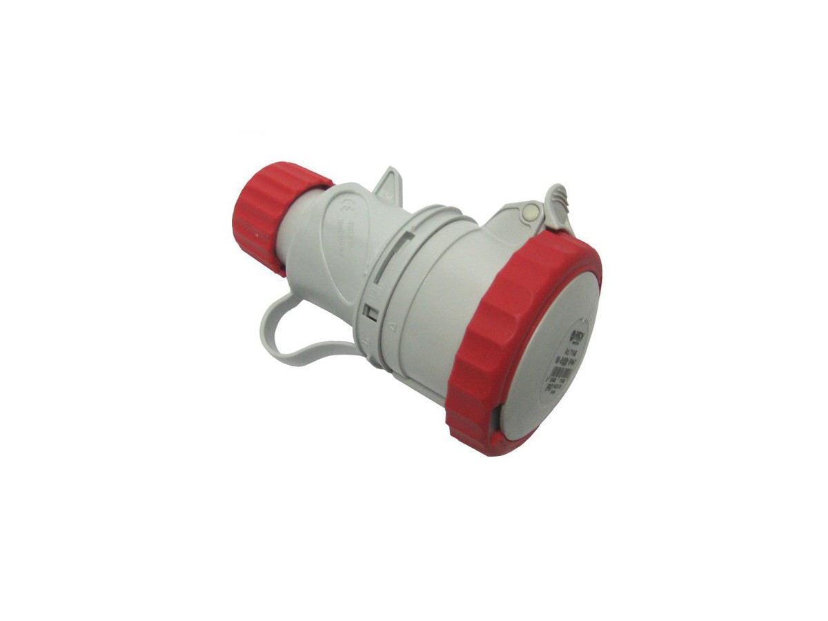 CEE-Kupplung 5P 32A 400V gu/rt (IP67)