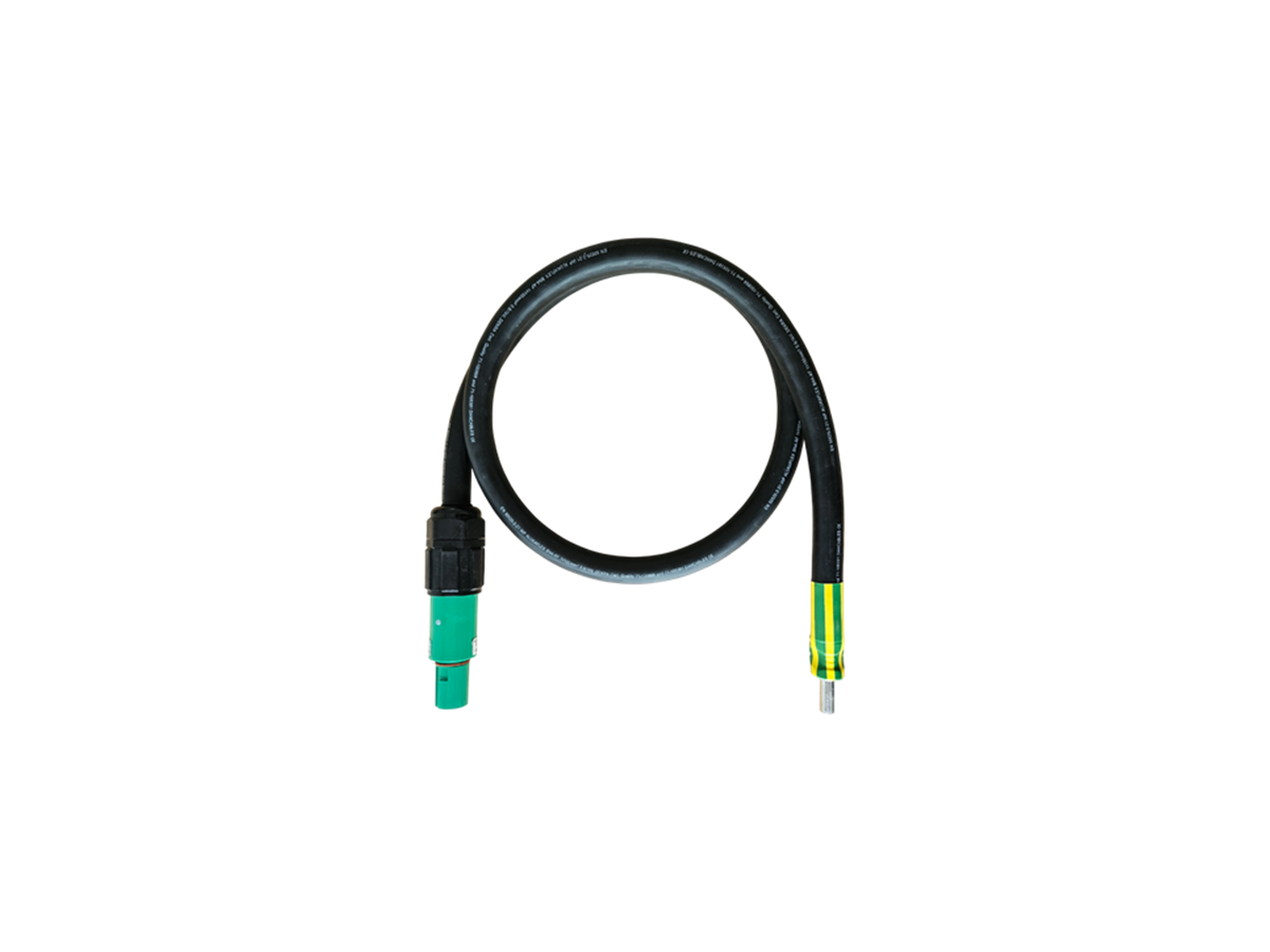 Rallonge aluminium Gdv noir 1x150 conf. fiche PowerSafe/boulon de raccordement 10m