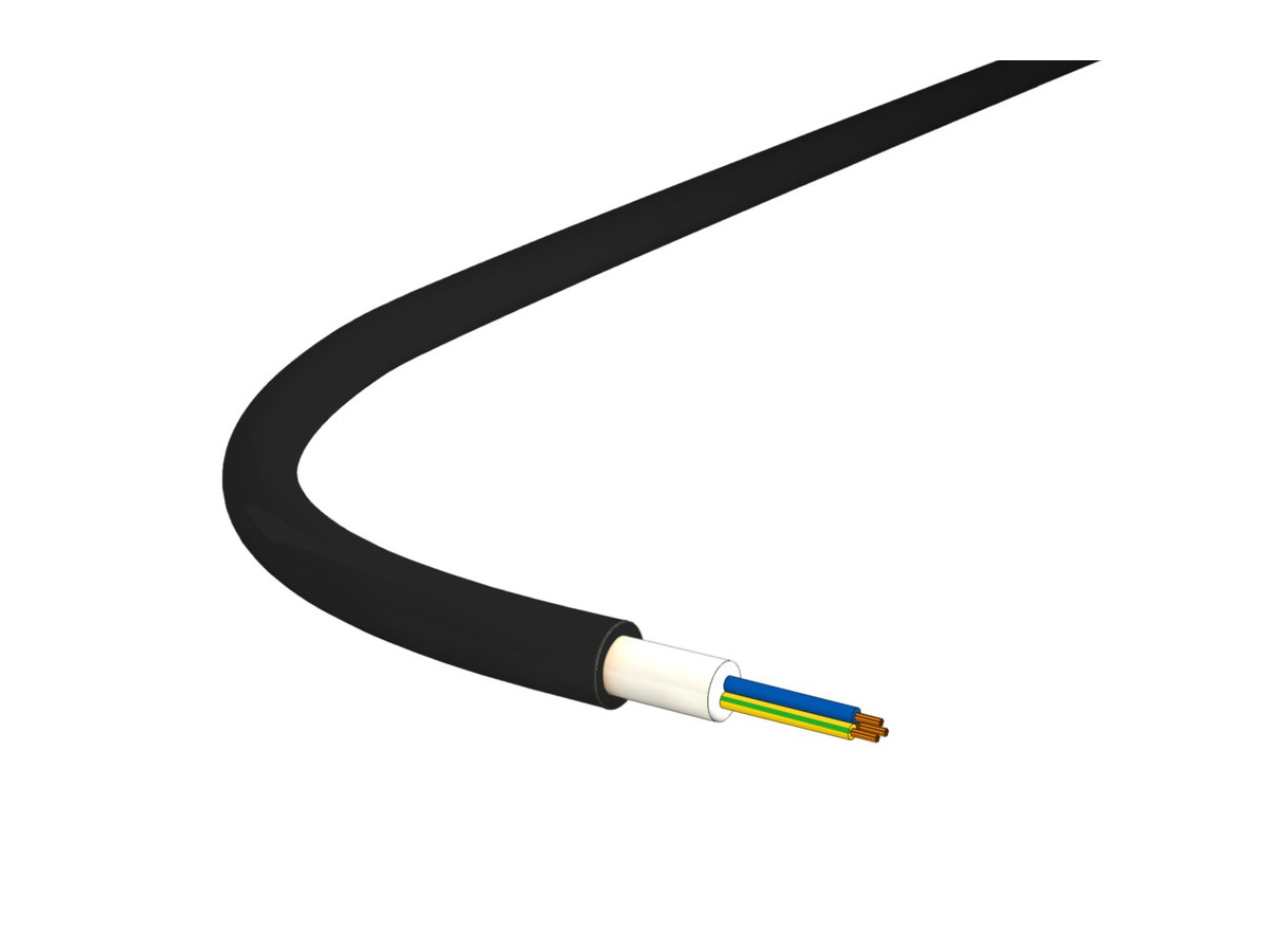 Soil flex 3x1.5 LNPE sh noir B2ca