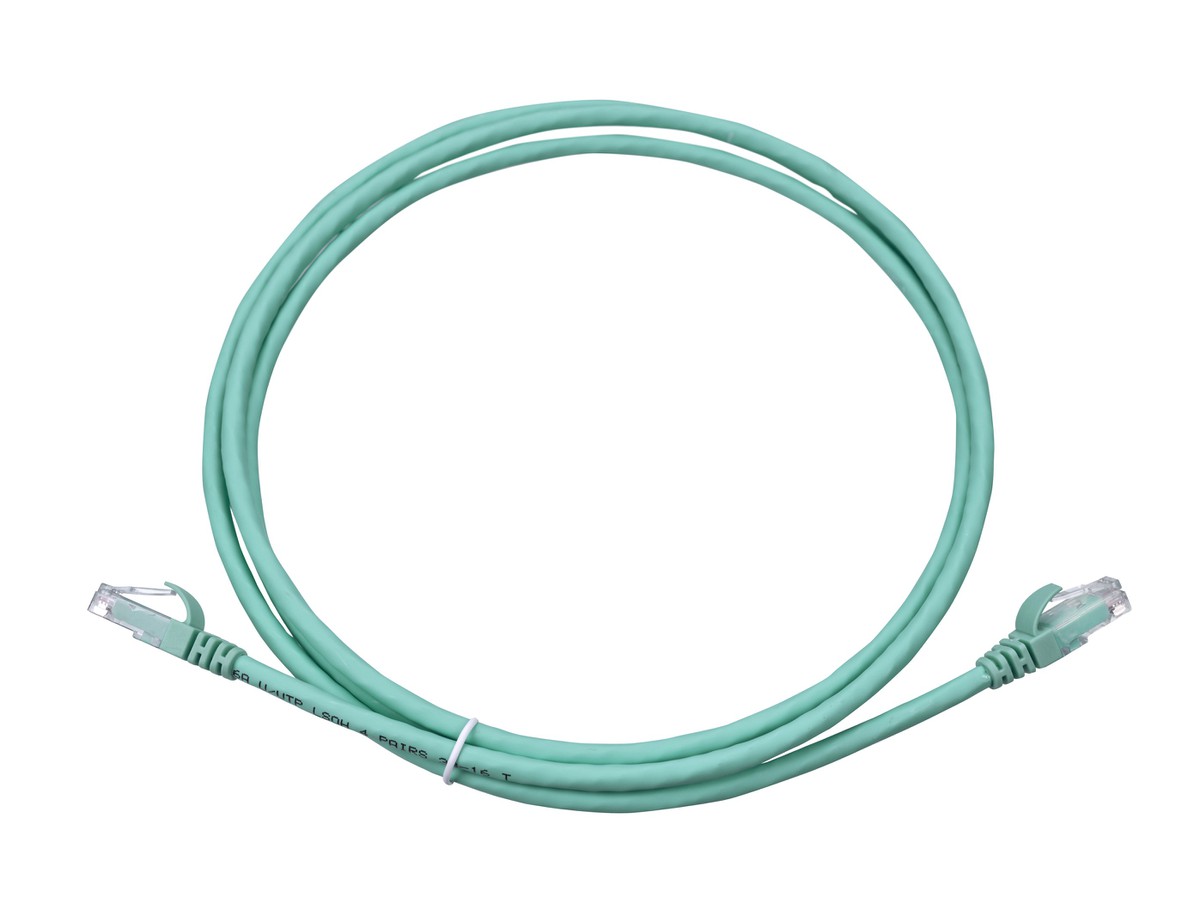 Corning câble de patch Cat.6A UTP RJ45 1m aqua