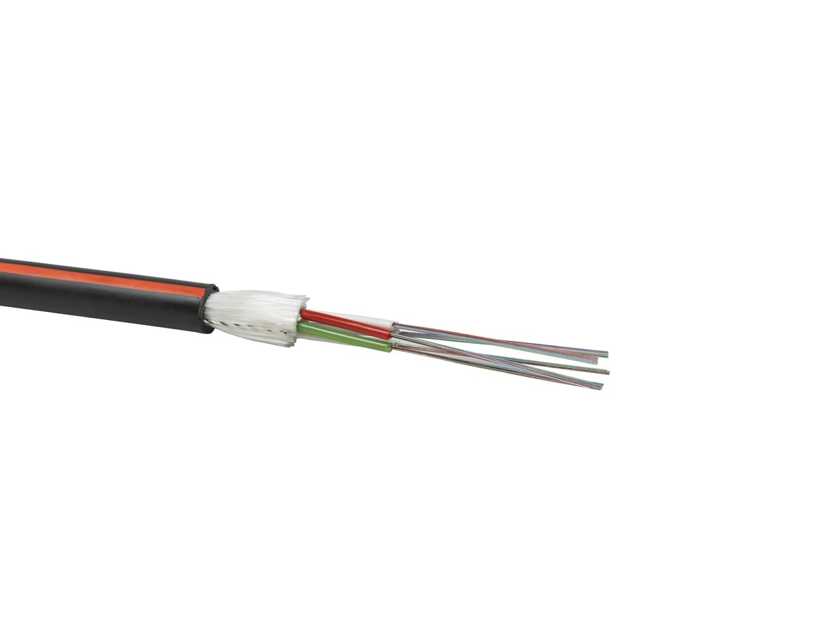 LWL Kabel H+S 48x50/125 NS PE 10.5mm sz/og