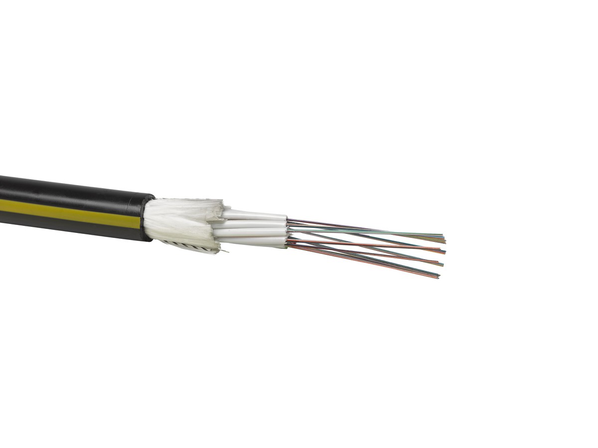 LWL Kabel H+S 144x9/125 NS PE 14.5mm sz/og 9kN