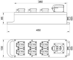 Distributeur en caoutchouc dur DISTRO 450-6000