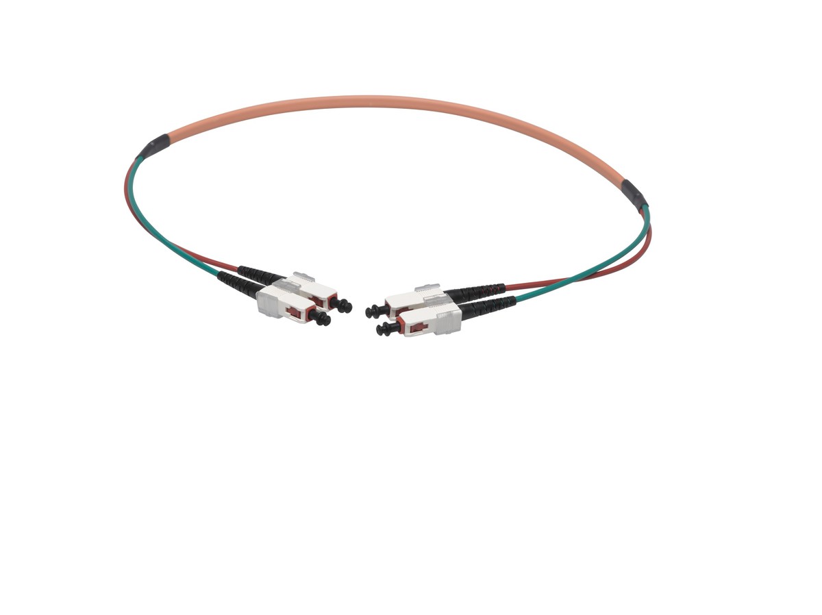 VL Dupl. Fig. 0 62.5/125 SC/SC or 0.5m