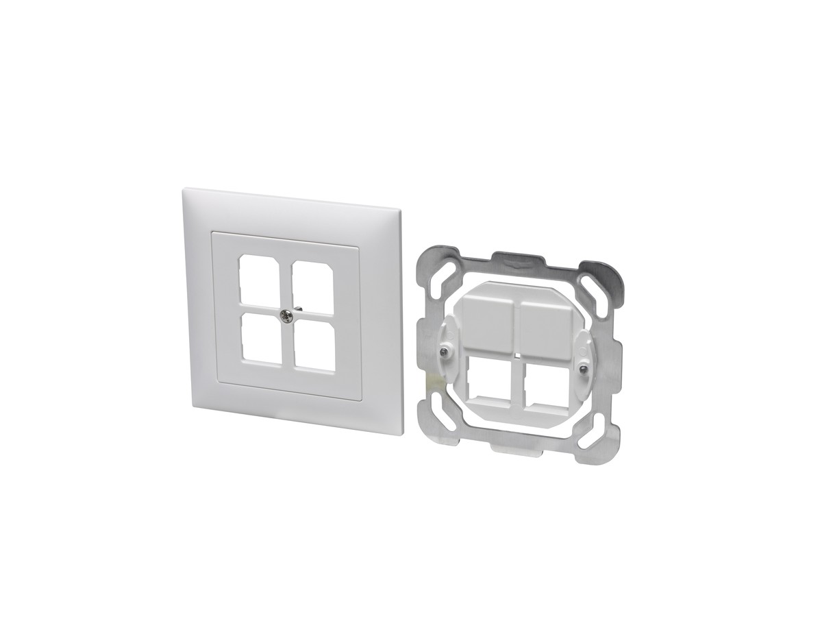 Boîte ENC Kalysto 4xRJ45 blanc