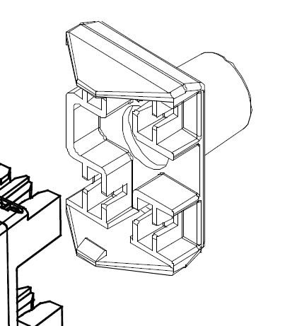 RJ45 intérieur SL110 Cat. 6 UTP