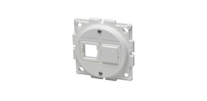Prise BK Basico pour 2xRJ45 insert blanc