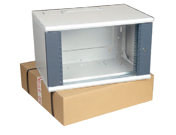 Wand- Standrack 19“ PKS 400 600x413x493 9HE zerlegt RAL7035