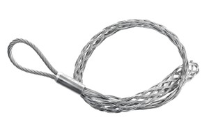 Tire-câble tressé Ø 50 - 65 mm étamé, 1 boucle, longuer 600 mm, force de traction 27.5 kN