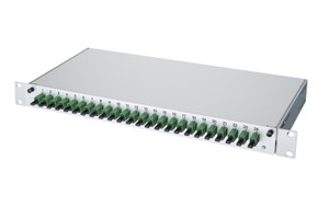 LWL 19" KEV 1HE ausz. 4xE2000APC 9/125 komp.