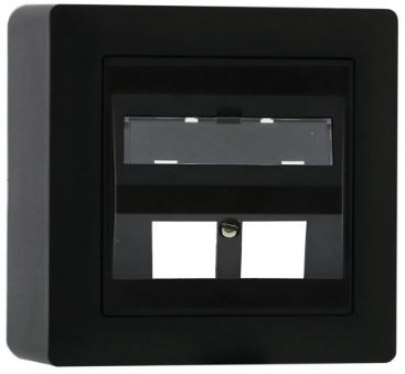 LAN AP54 prise de sortie oblique 2 x Keystone EDIZIOdue 20 nr