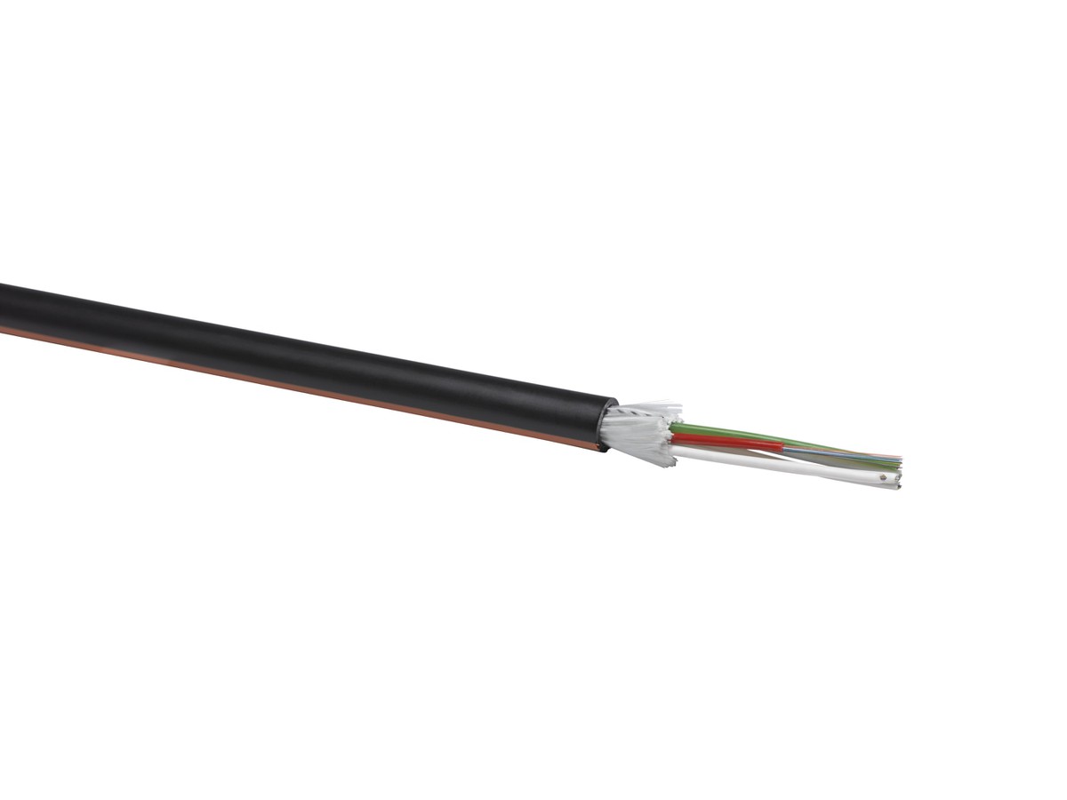LWL Kabel H+S 72x9/125 NS PE 11.7mm sz/og 12kN