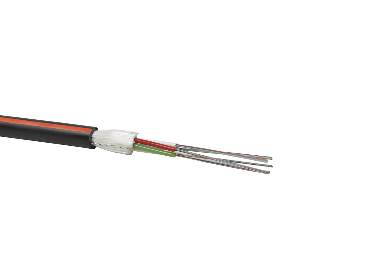 LWL Kabel H+S 48x50/125 NS PE 10.5mm sz/og