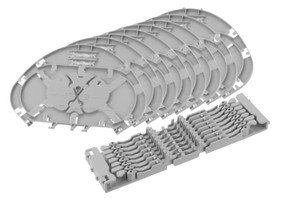 Module d'épissure SC 8 avec 8x cassettes SC pour HAK O 16 / 24 / 40 / 80 et HAK 8 + 20 Hybrid V3