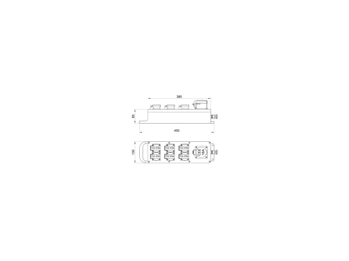 Distributeur en caoutchouc dur DISTRO 450-6000