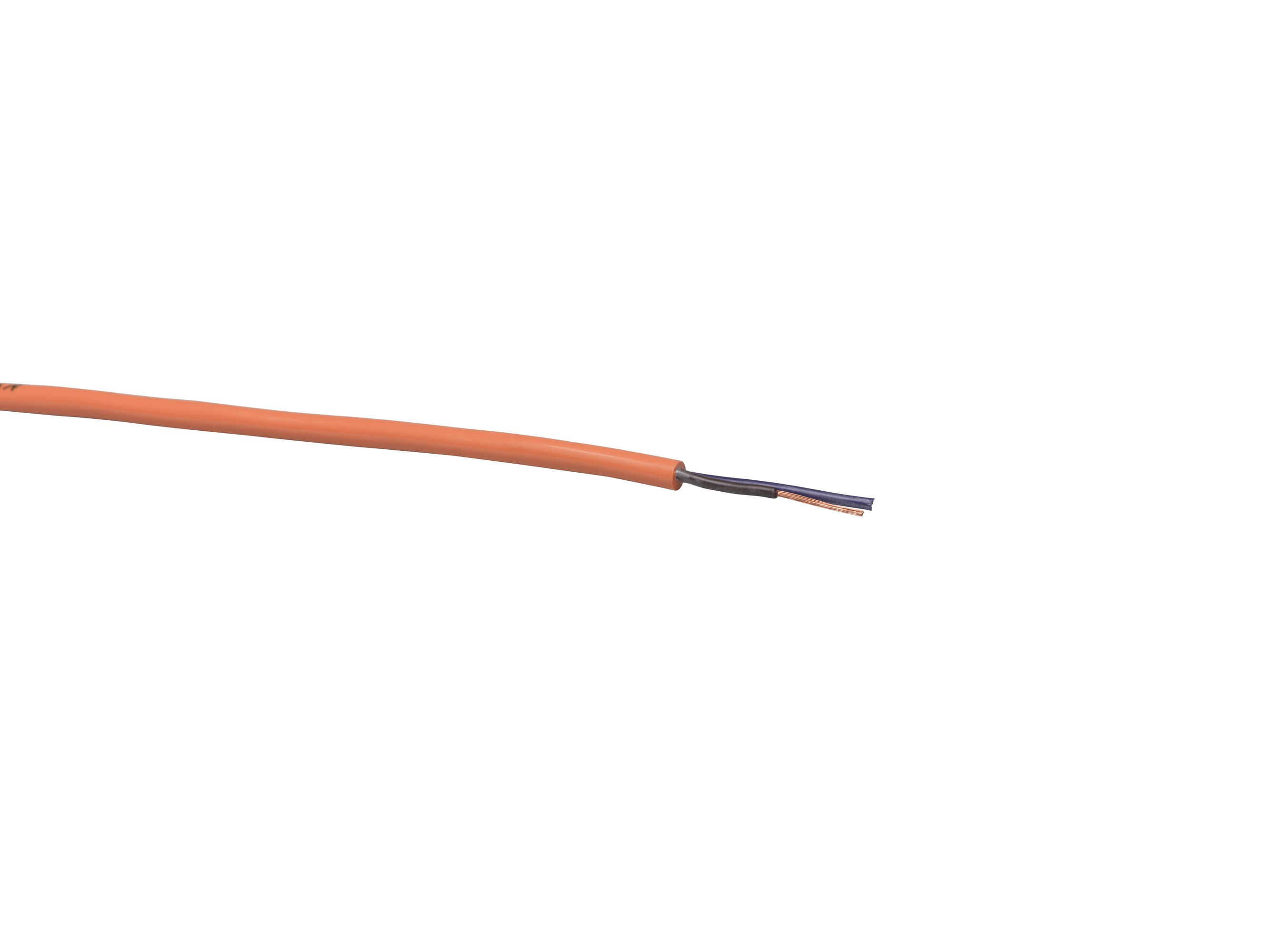 PUR Kabel 2x1 LN orange