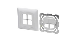 Boîte ENC Kalysto 4xRJ45 blanc