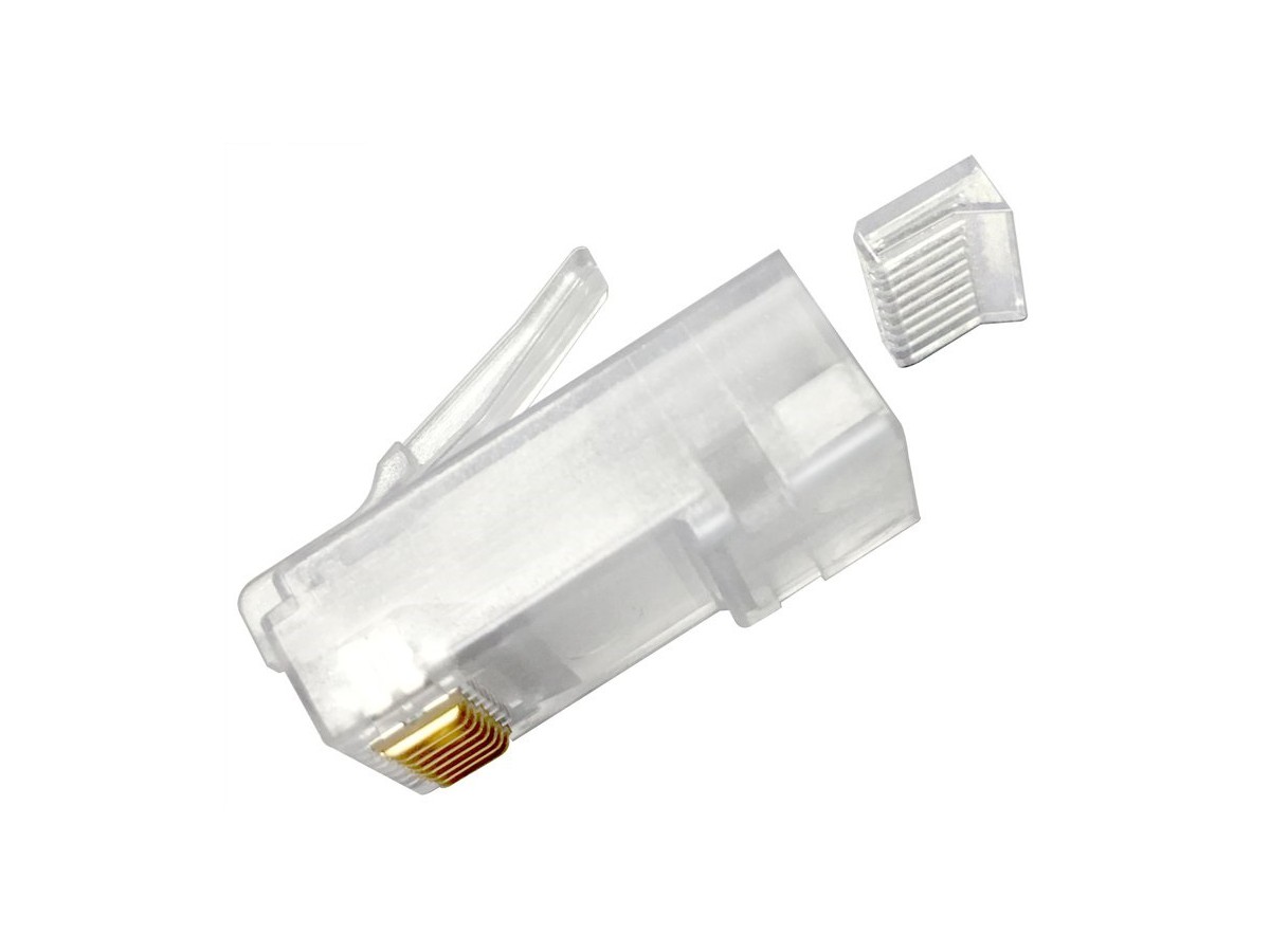 Modular Plug, (Stecker) Category 6A/6, Unshielded, Cond Insulation OD - 0.99mm, 100 pcs