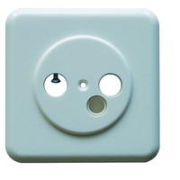 Abdeckplatte STANDARD zu Radio- TV-Daten-Steckdose, komplett