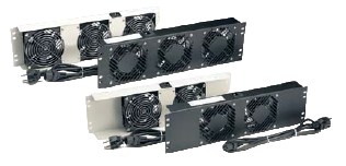 Unité de ventilation 2 ventilateurs avec thermostat RAL7035