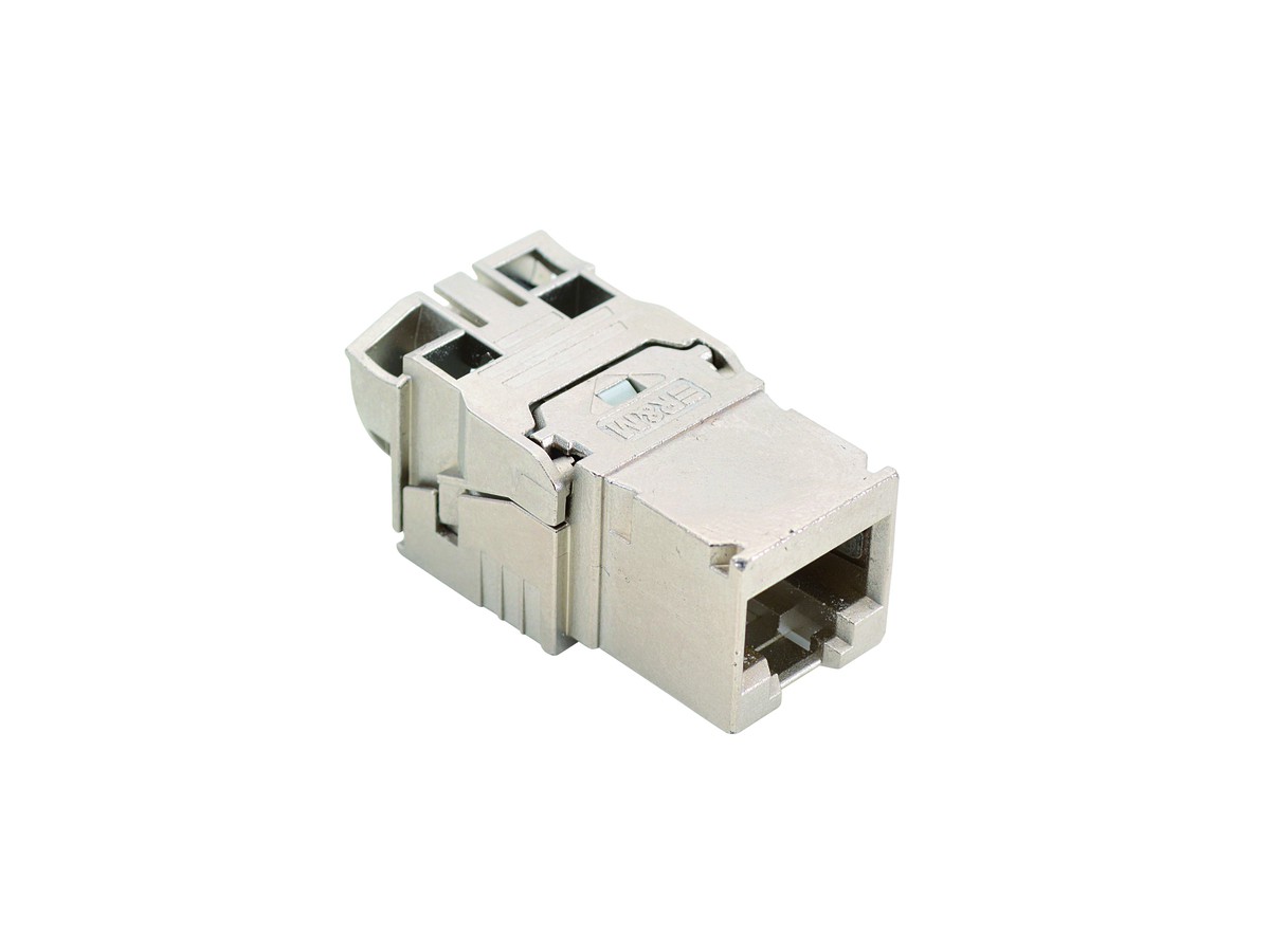 R&M module Cat.6A ISO EL UTP avec Plaque de montage