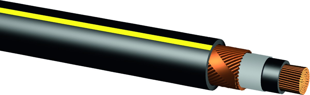 GKN flex 1x150/50 LPEN hf schwarz Fca