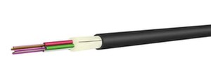 LWL Kabel  48xOM3 NS LSFH türkis Dca  d:9.6mm, Bend-Optimized zugkraft 9kN Nagetierschutz: Glasarmiert