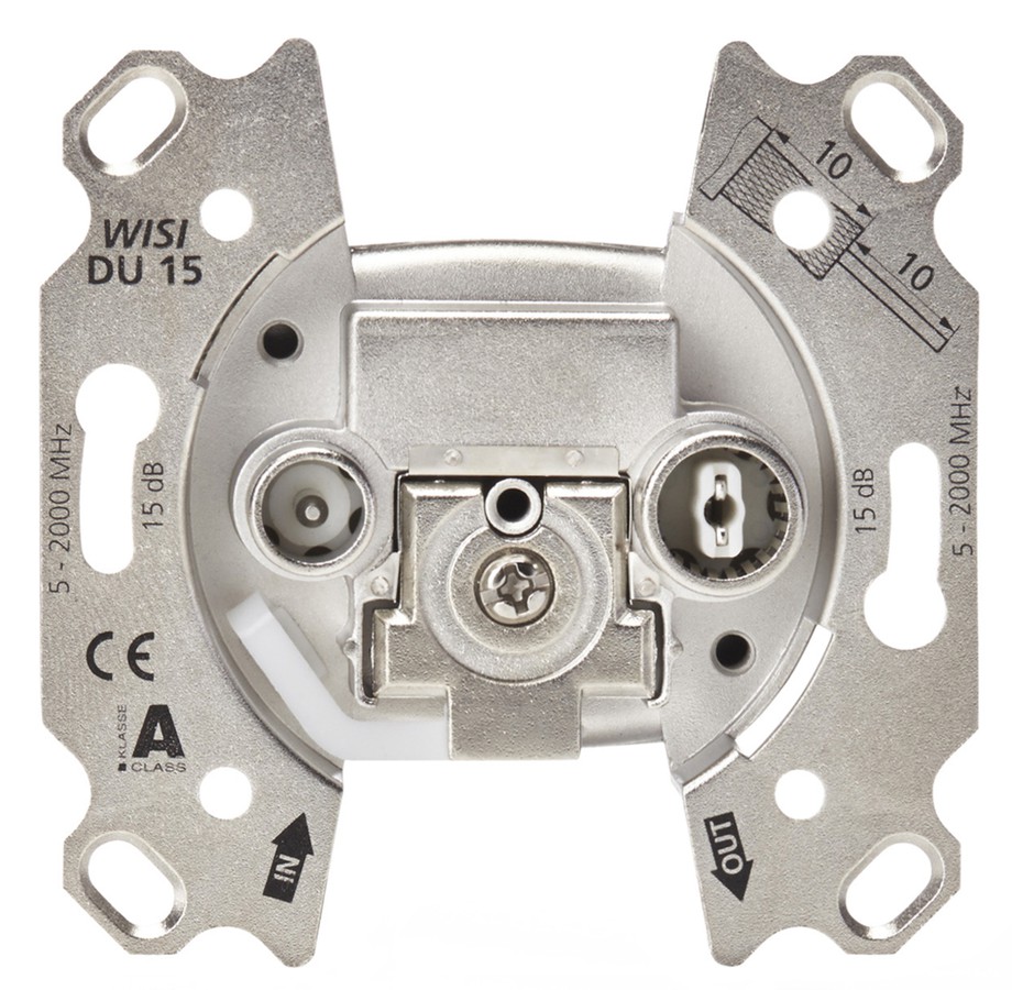 2-Loch Breitbanddose, 15 dB, 2GHz, EB