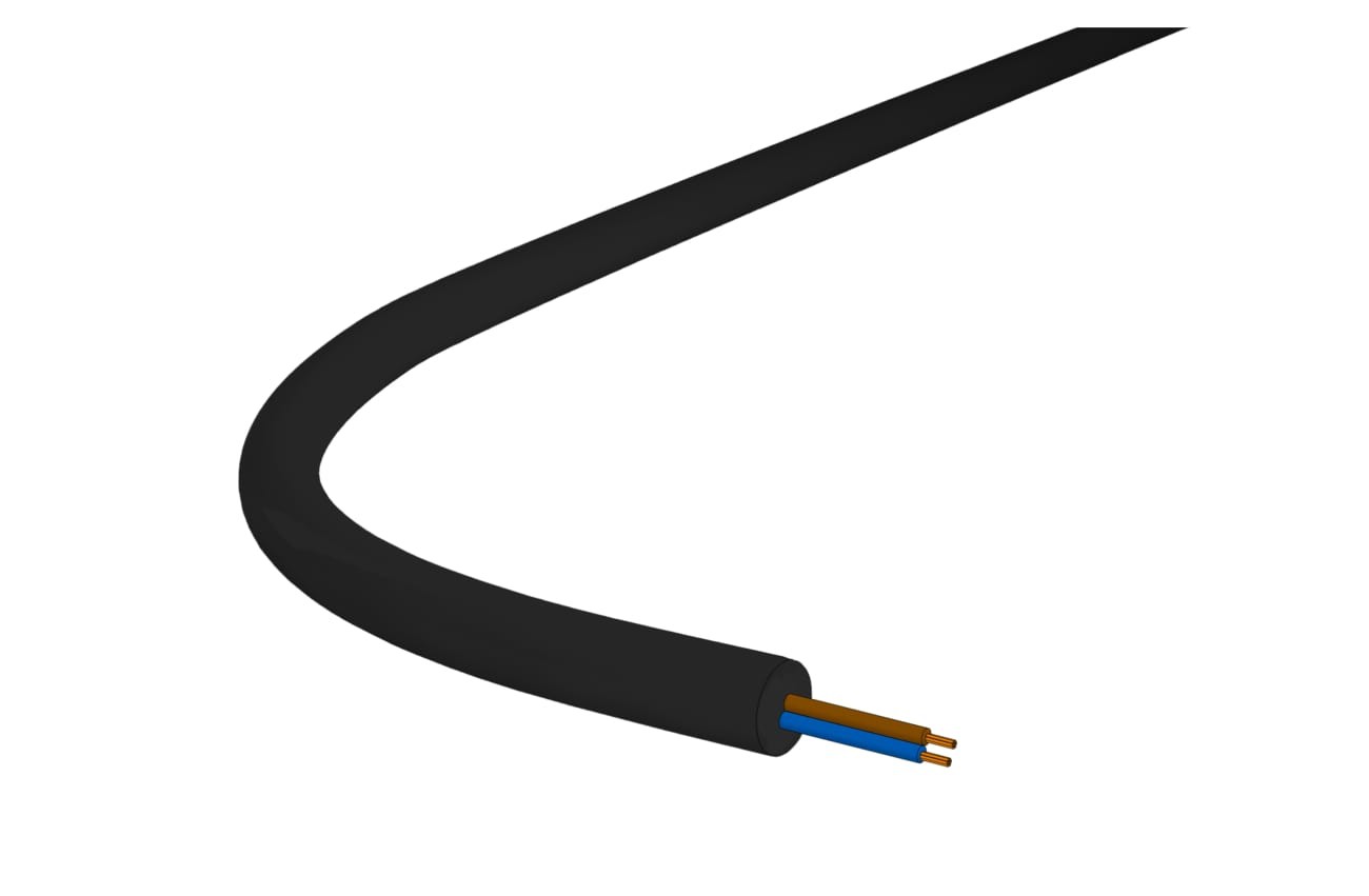 Gdv H07RN-F 2x6 LN noir Eca