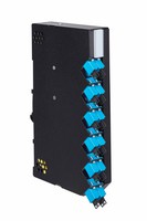 LWL DIN Gehäuse Schrägauslass sz 1xLC PC dupl. SM zu ML