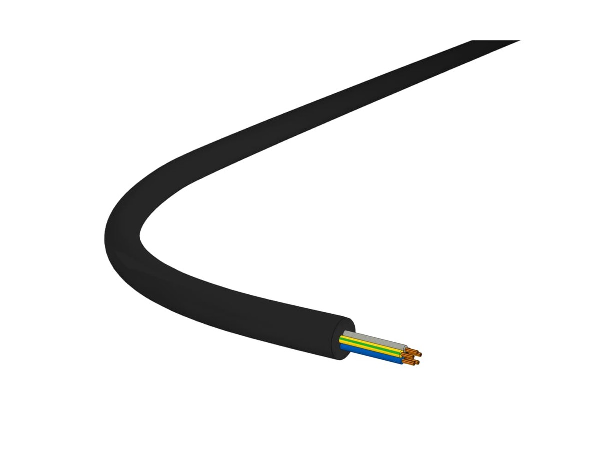 Gdv H07RN-F 5x16 LNPE noir Eca
