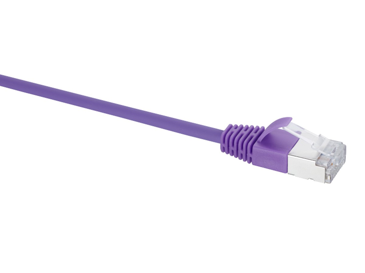 Slim Patchkabel Kat.6a violett 6m