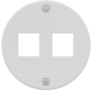 LAN MAS60 Prise droite 2x Keystone STANDARDdue 20 blc