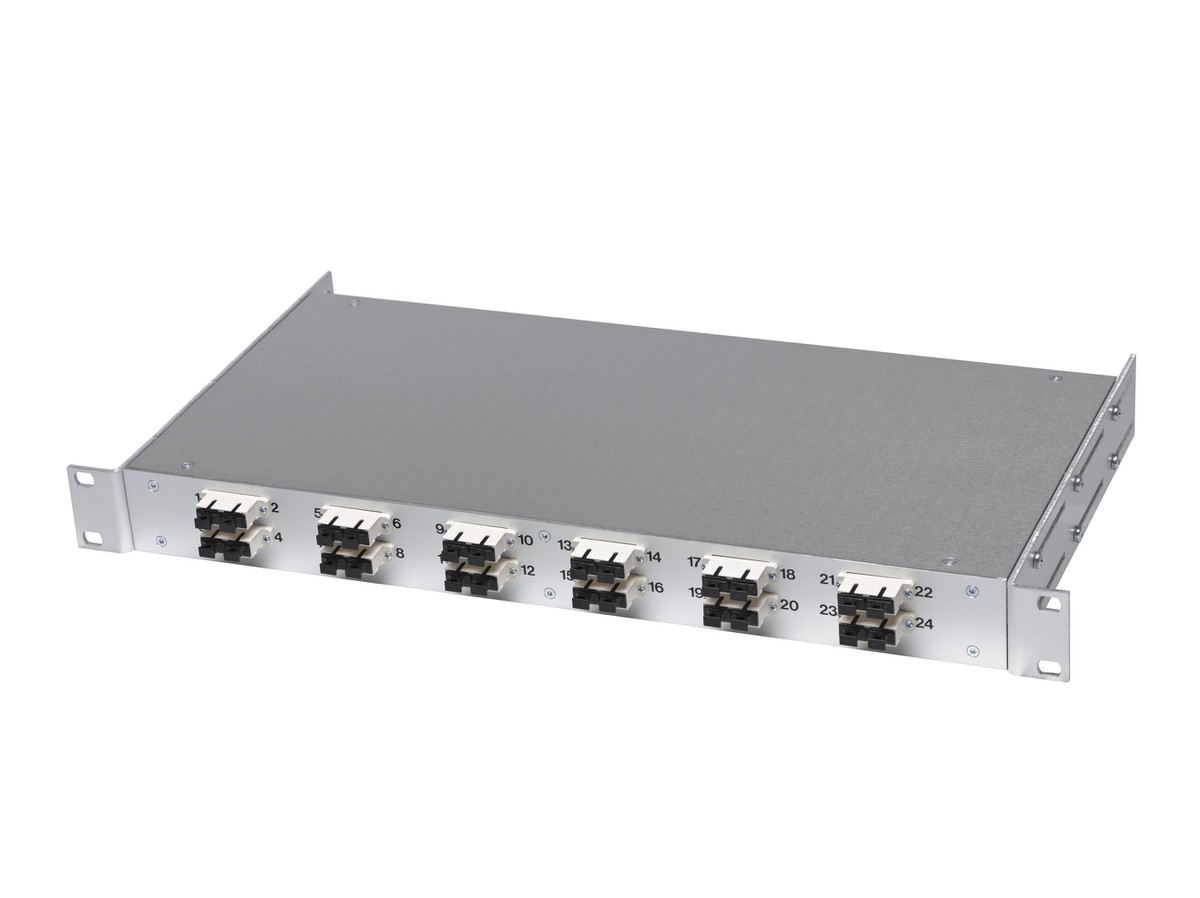 LWL 19" KEV 1HE zu ML 8xSC/Dupl. MST MM