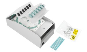 LWL AP Box abgestuft 1xLC/Dupl. OM3 komp.