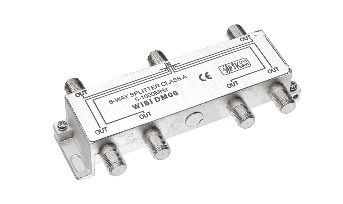Répartiteur 6 voies, 9,5 dB