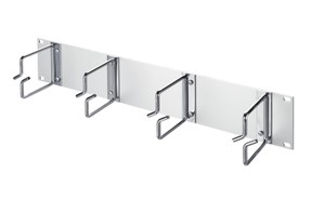 Rangierplatte 2HE mit 4 Rangierbügel (6mm) 85x55