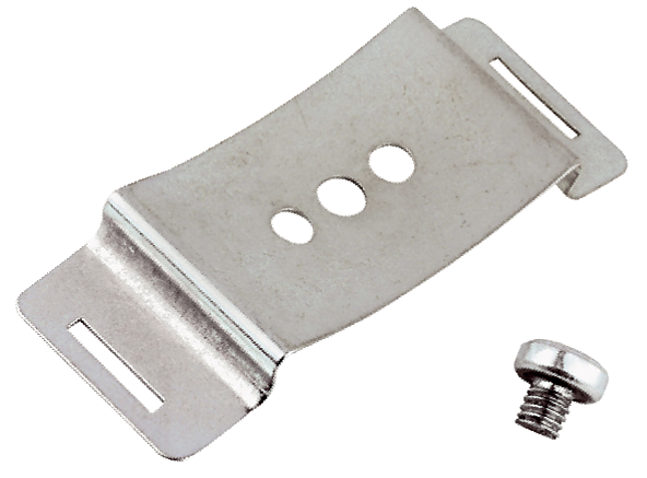 Adapterclip zur Montage auf Hutschienen Passend zu den preLink/fixLink Verteilerboxen AP 4er und 6er brauchen einen Adapterclip 8er und 12er brauchen zwei Adapterclips