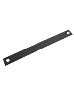 Schild grau/weiss 100x10mm ungraviert