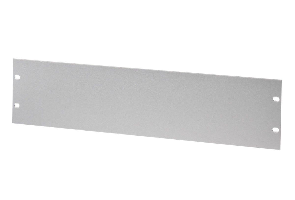 Blind-Frontplatte alu 5HE