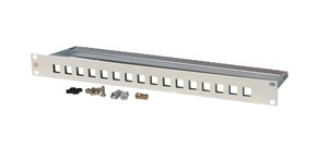 ITplus 19" Panel 16 fach 1HE leer